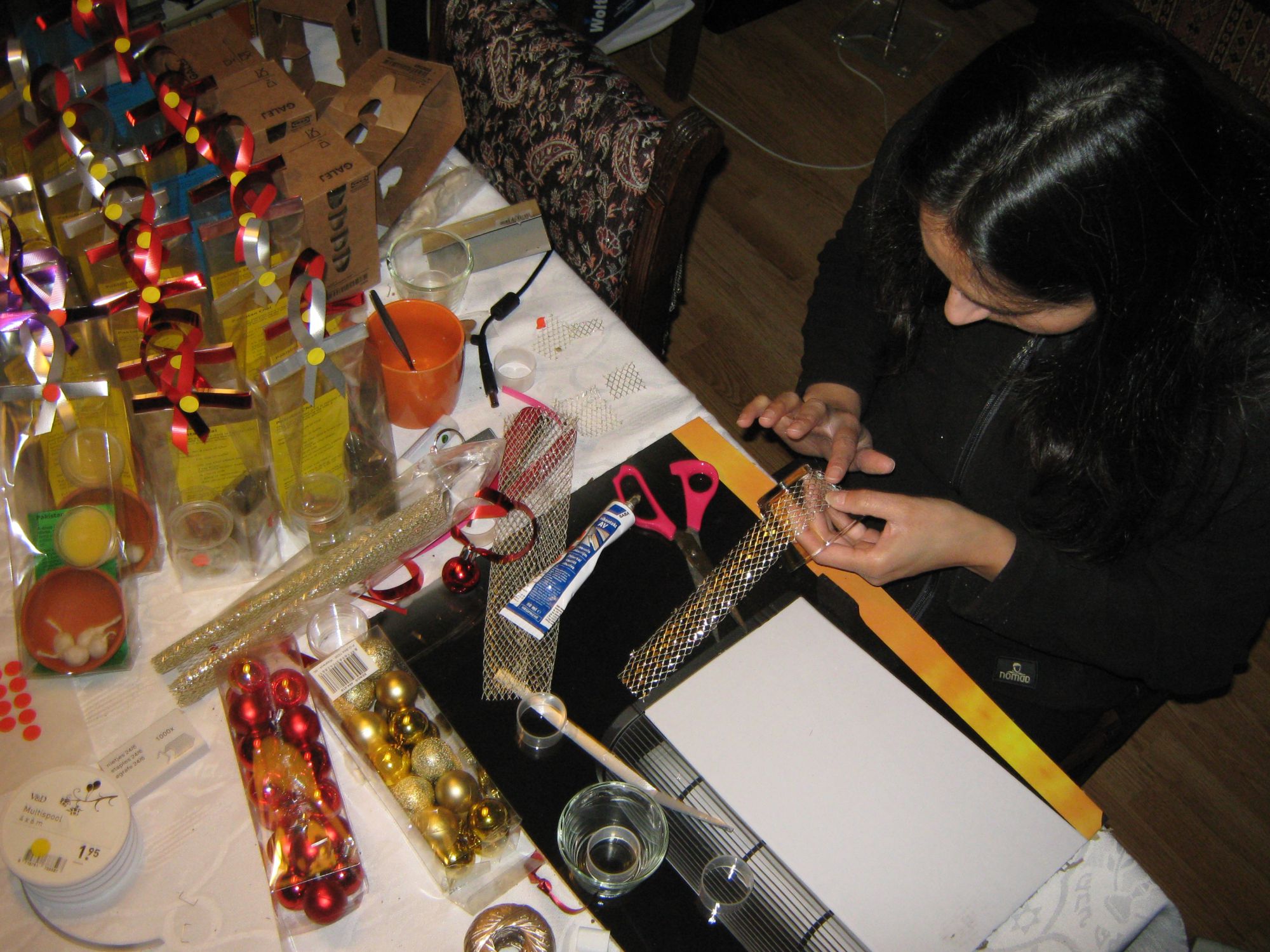 Preparations for the Pre-Xmas Pakistan Party
